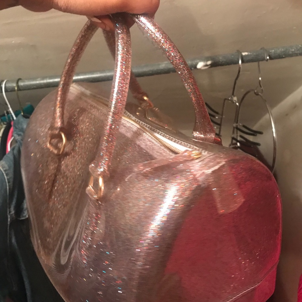 glitter colorful silicone candy bag